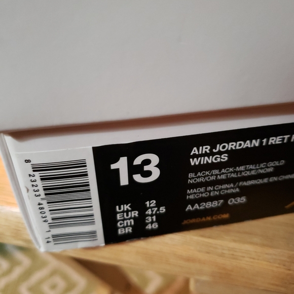 Jordan 1 Wings 13 - Picture 2 of 8
